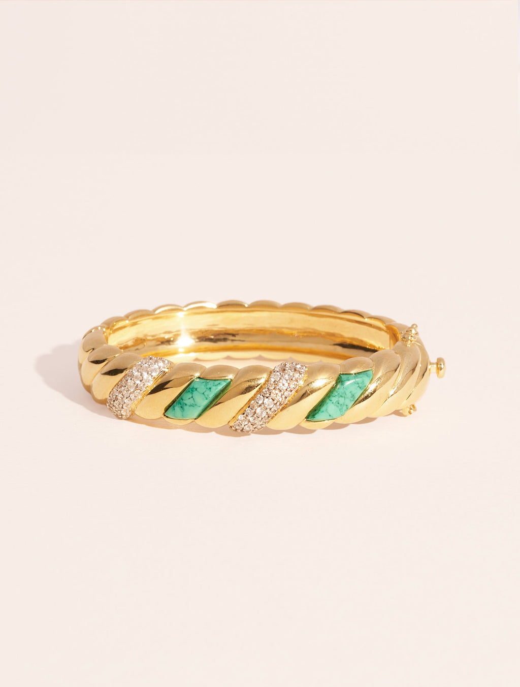Amenza Bangle - Turquoise - front view