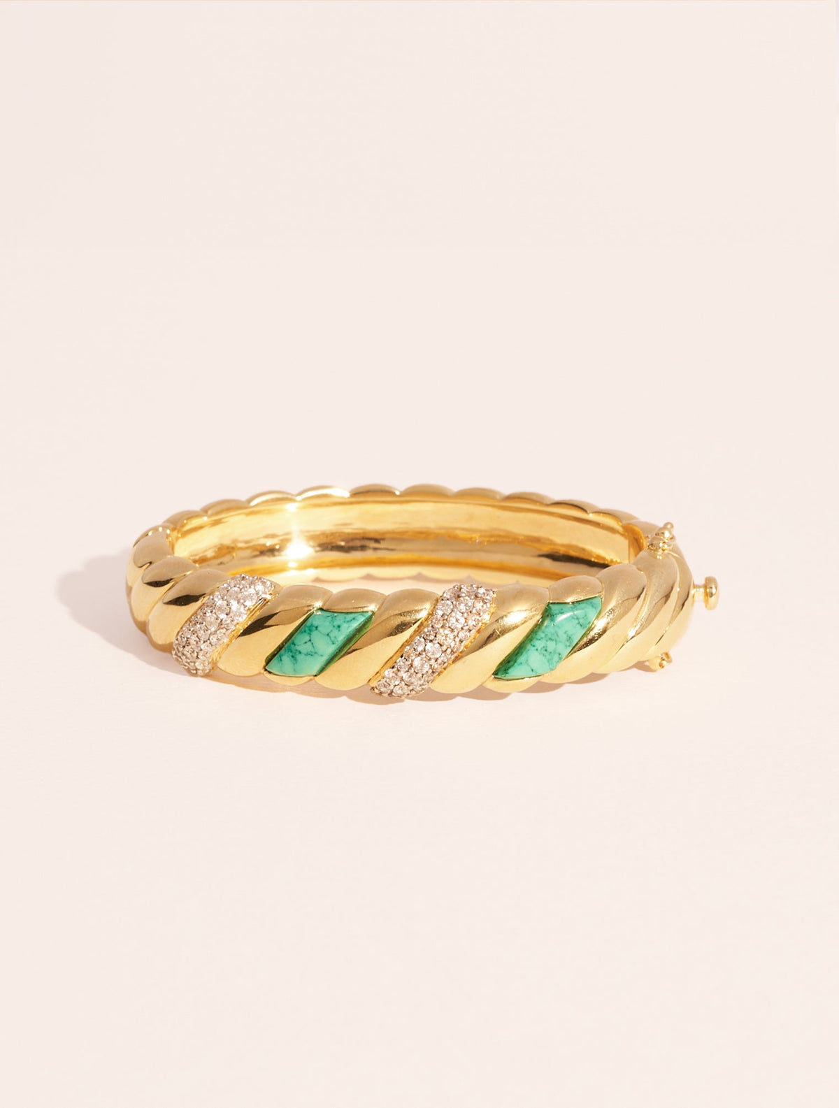 Amenza Bangle - Turquoise - front view