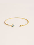 Bali Bangle - Labradorite - front view