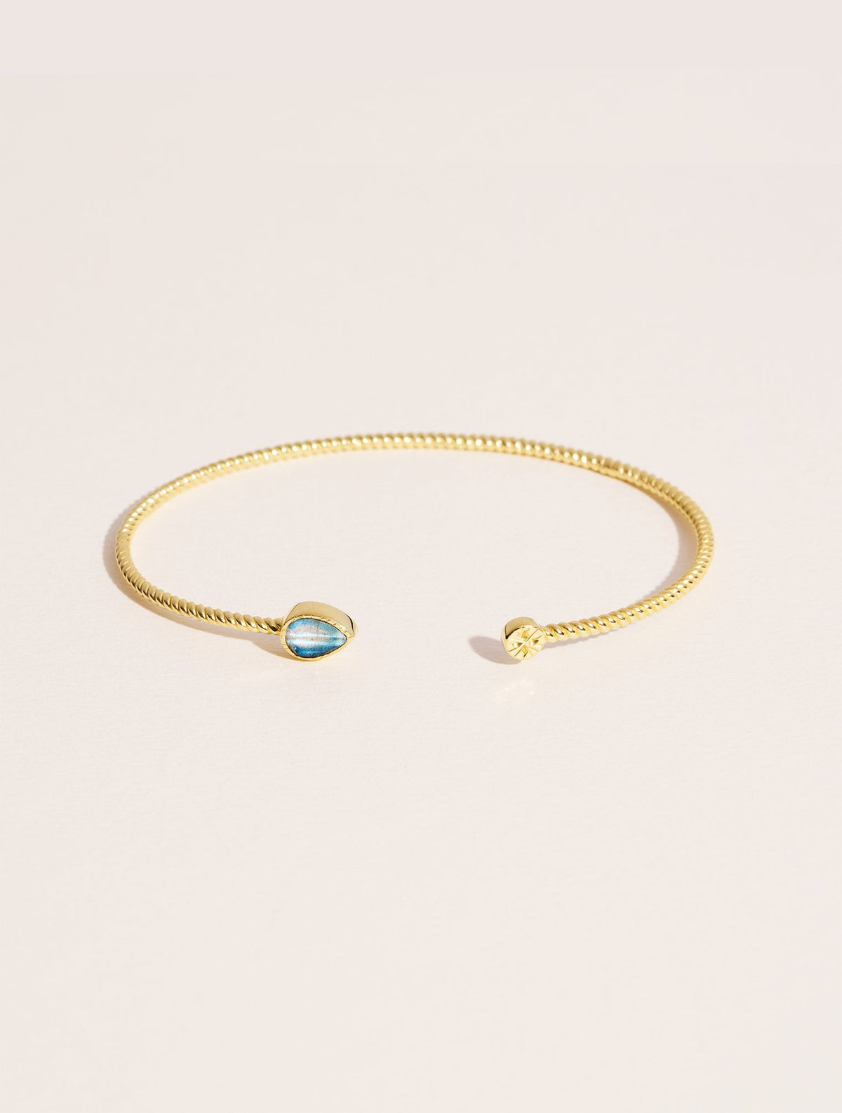 Bali Bangle - Labradorite - front view