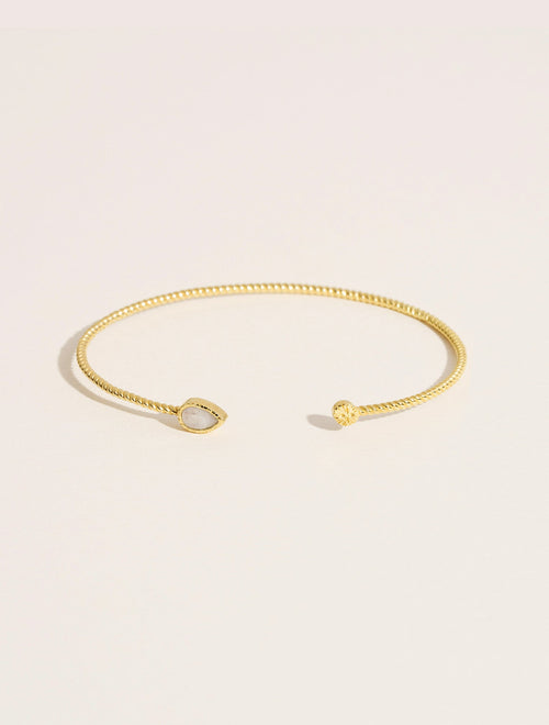 Bali Bangle - Stone of moon - front view