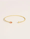 Bali Bangle - Quartz Fraise - front view
