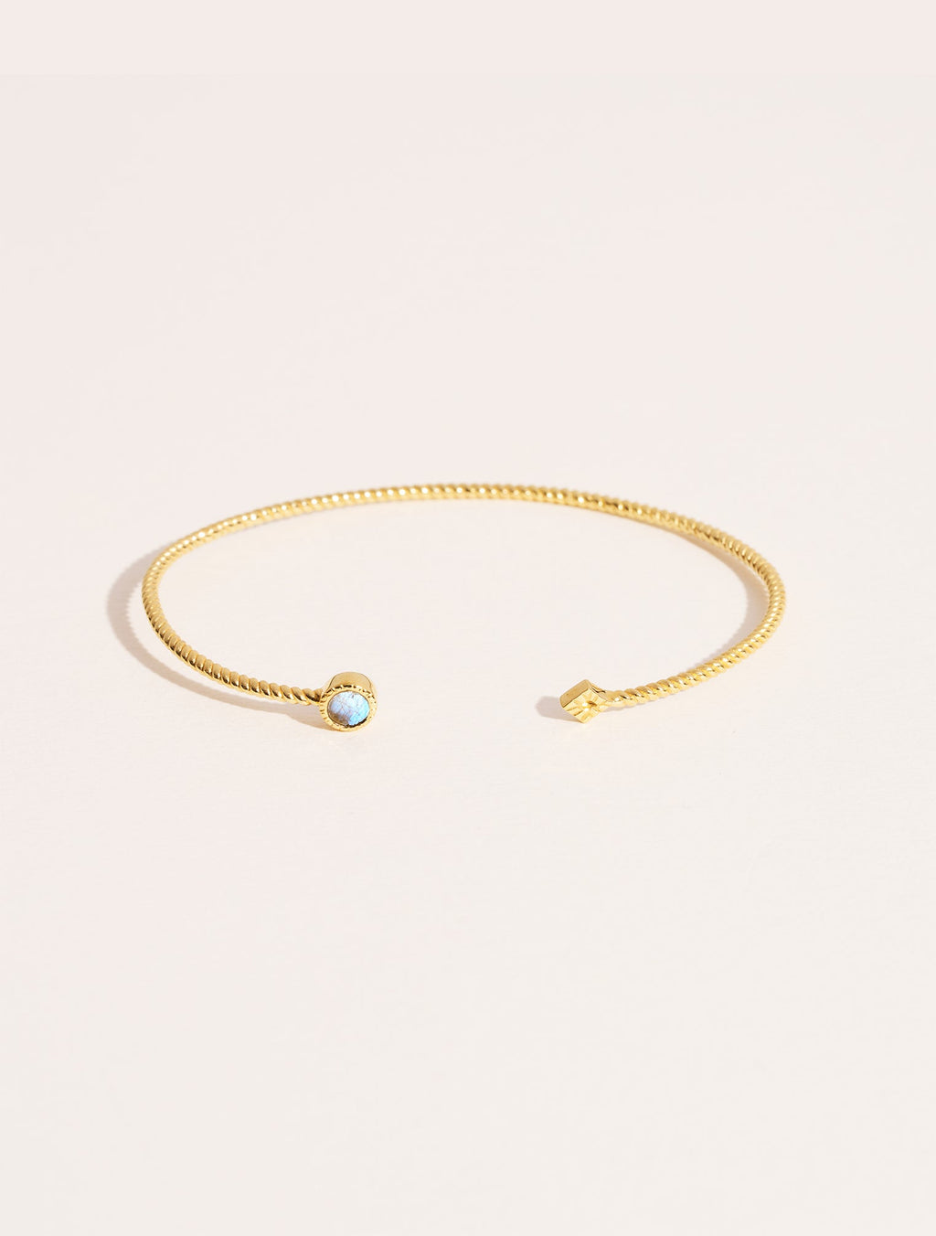 Livy Bangle - Labradorite - front view