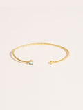 Livy Bangle - Labradorite - front view