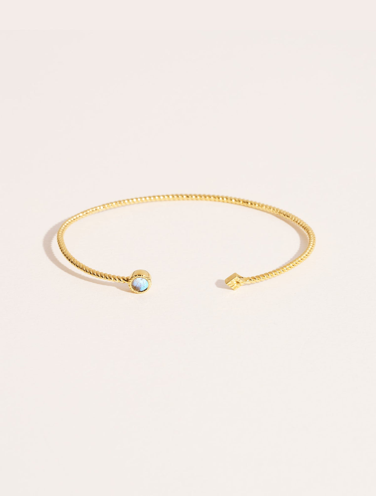 Livy Bangle - Labradorite - front view