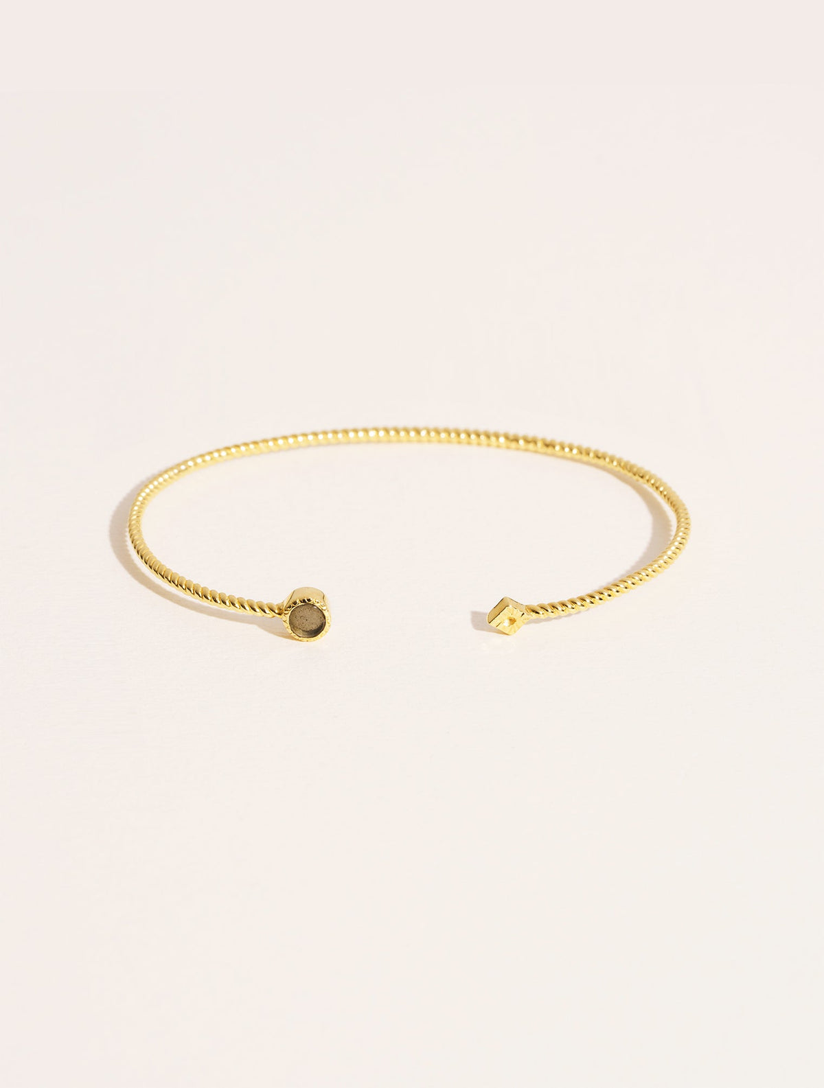 Livy Bangle - Pyrite - front view