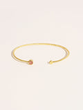 Livy Bangle - Quartz Fraise - front view