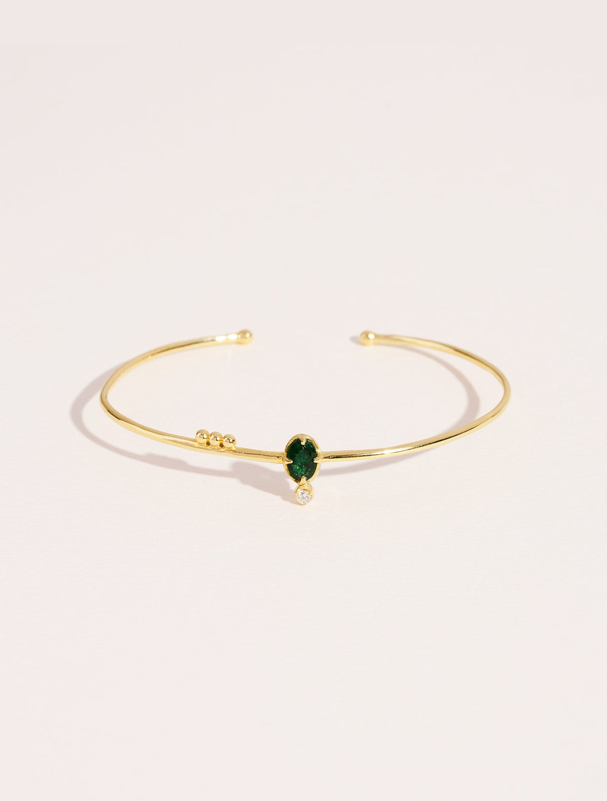 Mani Bangle - Aventurine - front view