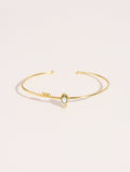 Mani Bangle - Labradorite - front view
