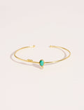 Mani Bangle - Turquoise - front view