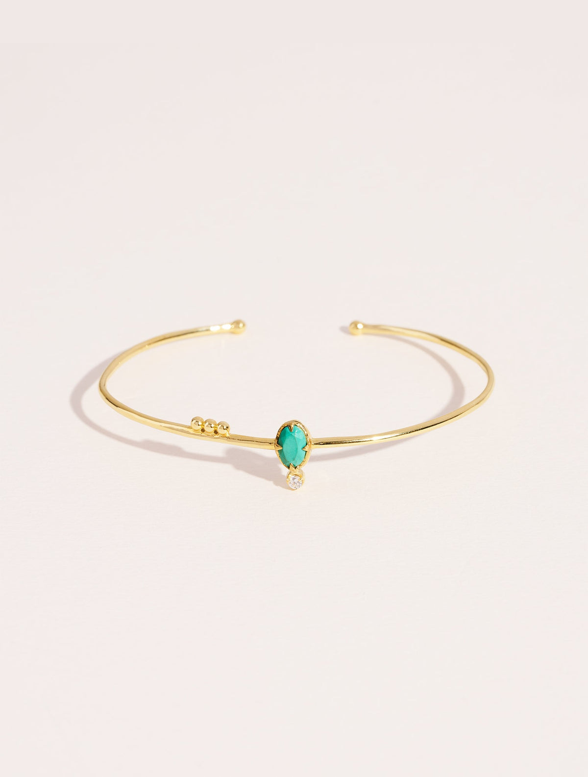 Mani Bangle - Turquoise - front view