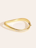Origine Bangle - Pavée of zircons - front view