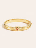 Bangle - Quartz coloured champagne - Riviera - front view