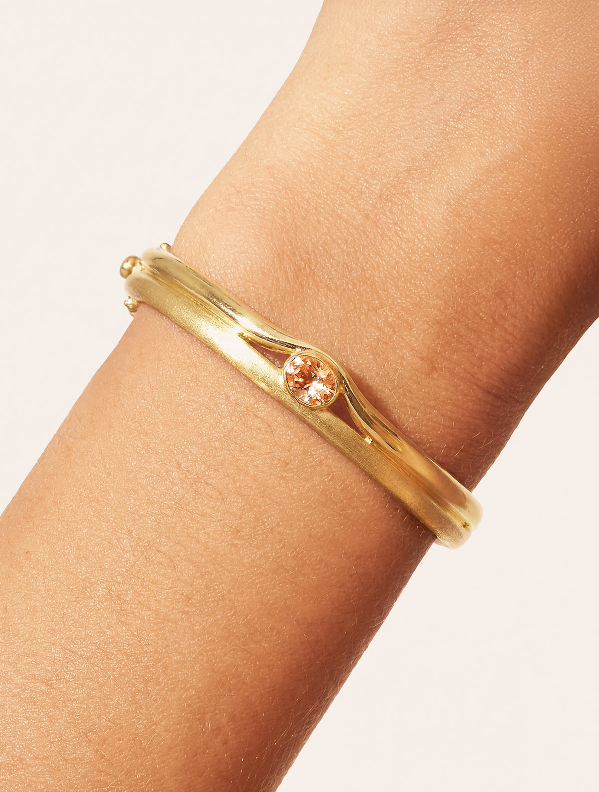 Bangle - Quartz coloured champagne - Riviera - alternate view