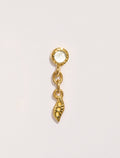 Mono earring Mali - Mother-of-pearl - front view