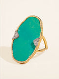 Belize Ring - Turquoise - front view