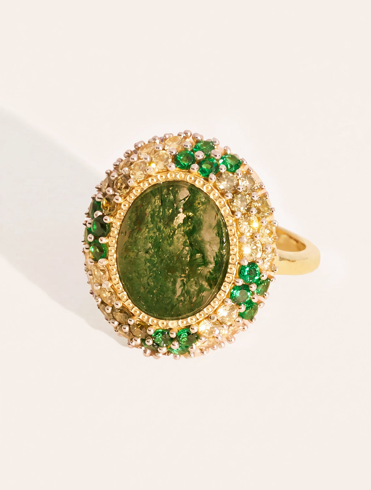 Mirage Ring - Aventurine - front view