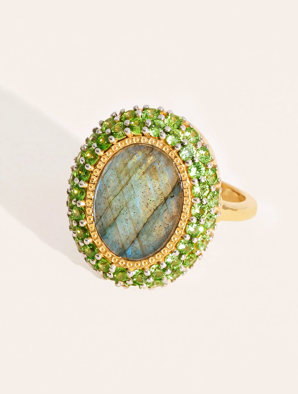 Mirage Ring - Labradorite - front view