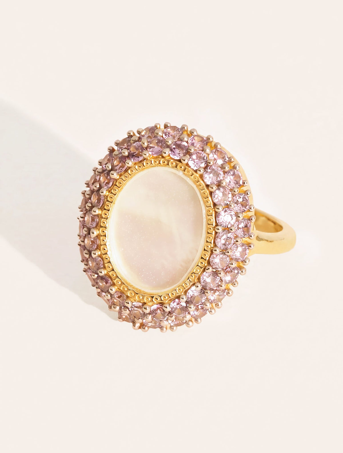Mirage Ring - Mother-of-pearl - front view