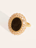 Mirage Ring - Textured Onyx - front view