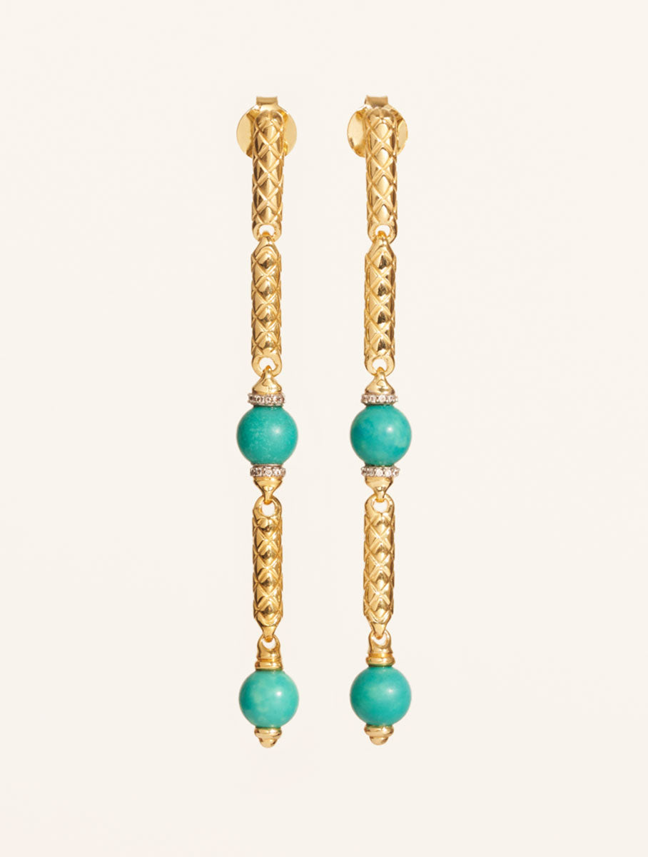 Oro Earrings - Chrysocolle - front view