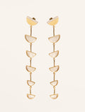 Seema Earrings - Mother-of-pearl - front view