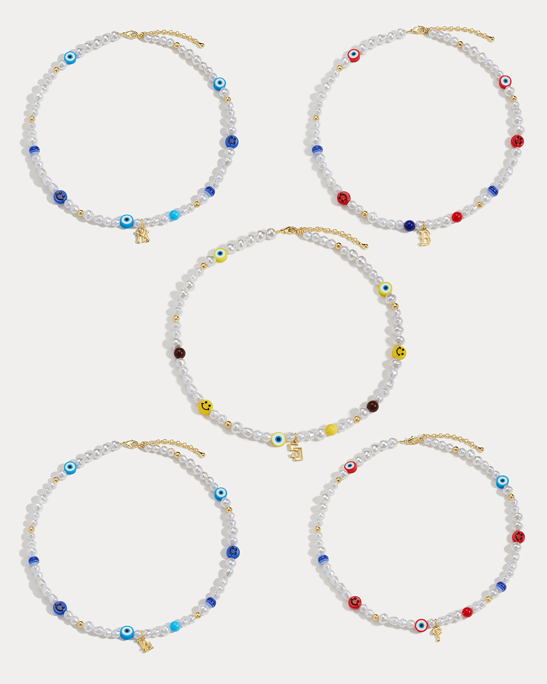 MLB Pearl Charm Necklace — alternate view 2 2
