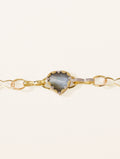 Lima Bracelet - Grey Mother-of-pearl - front view