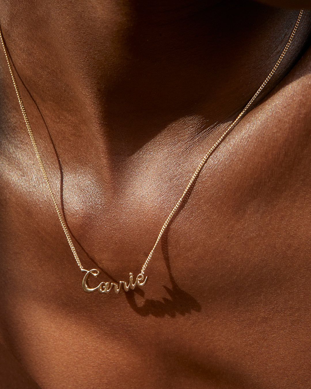 Cursive Nameplate Necklace — alternate view 2