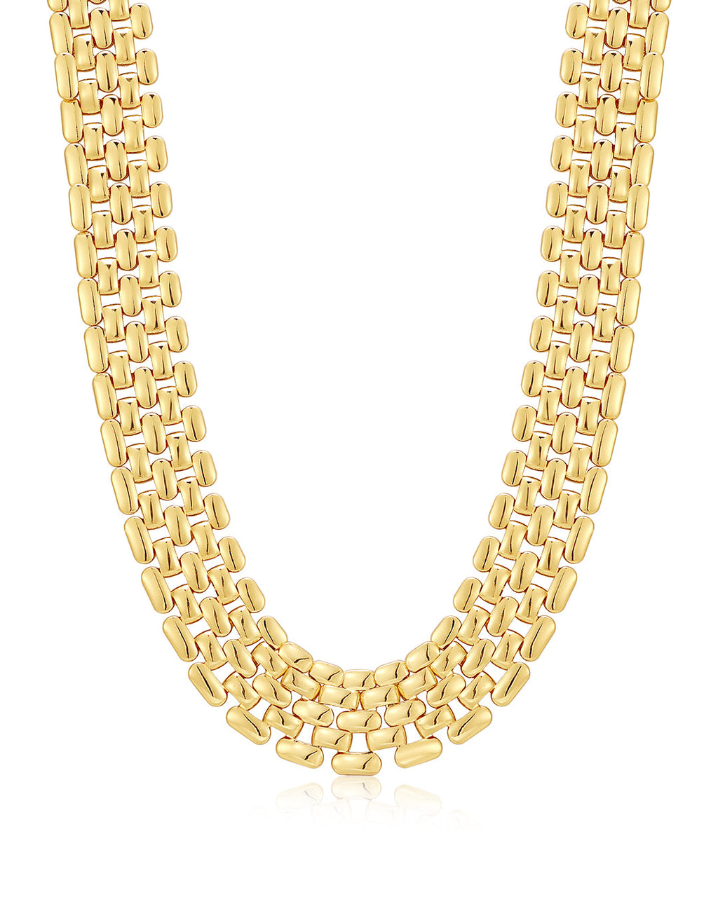 Celine Chain Link Necklace - Gold