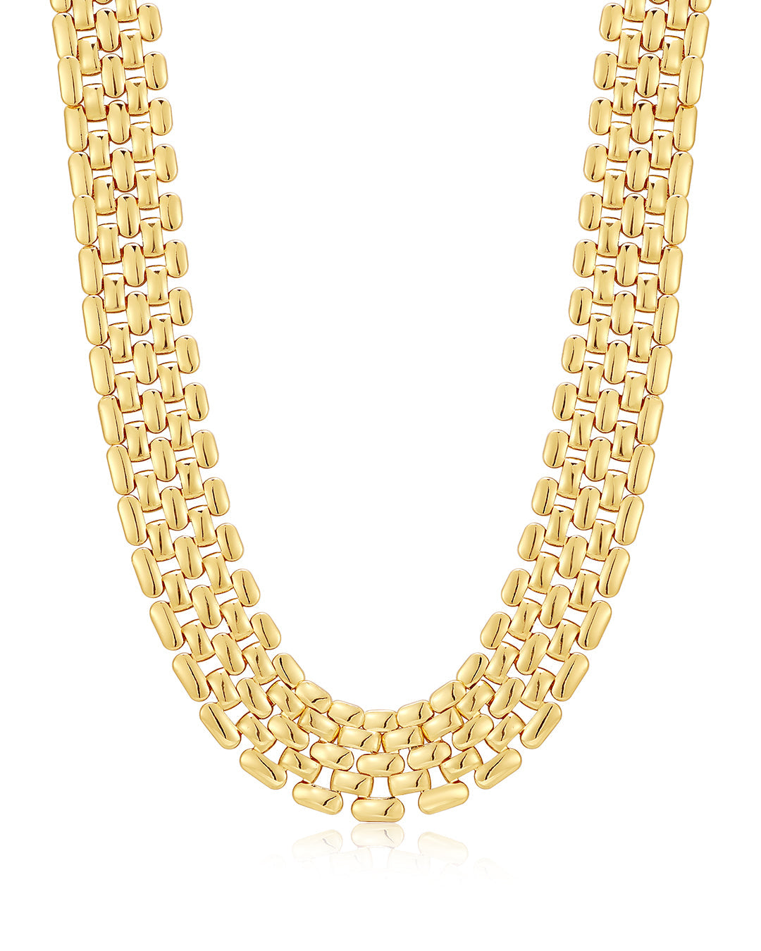 Celine Chain Link Necklace - Gold