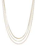 Chandon Multi Chain Charm Necklace - Gold