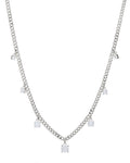 Cher Diamonte Necklace - Silver