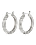 Cher Hoops - Silver