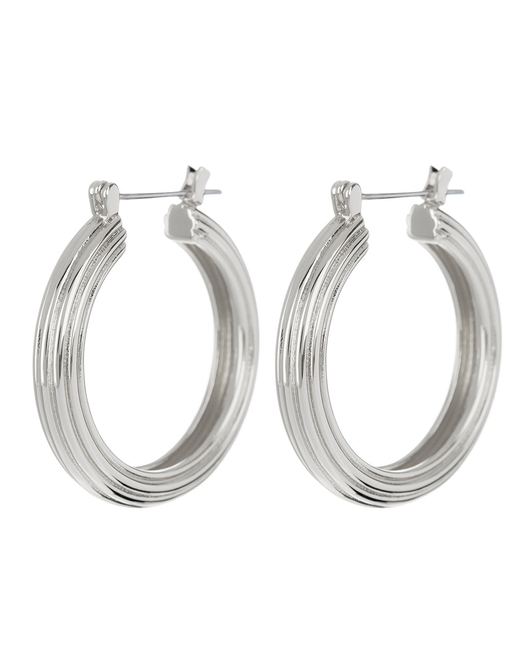 Cher Hoops - Silver
