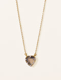 Lima Necklace - Labradorite - front view