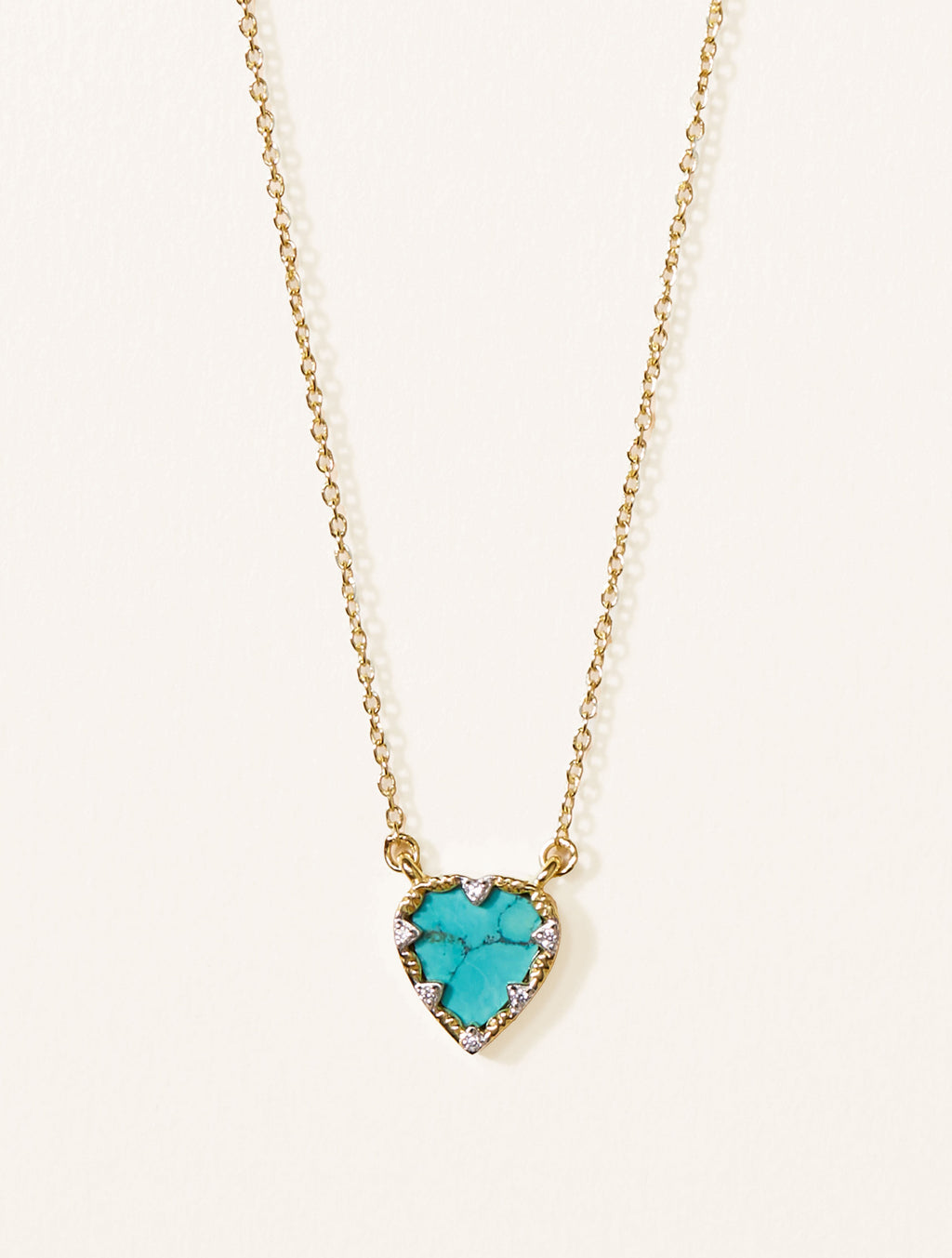 Lima Necklace - Turquoise - front view