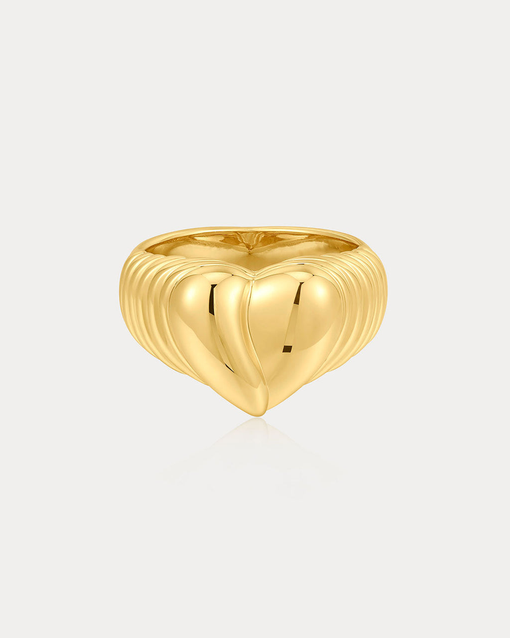 Corazon Signet Ring in Gold