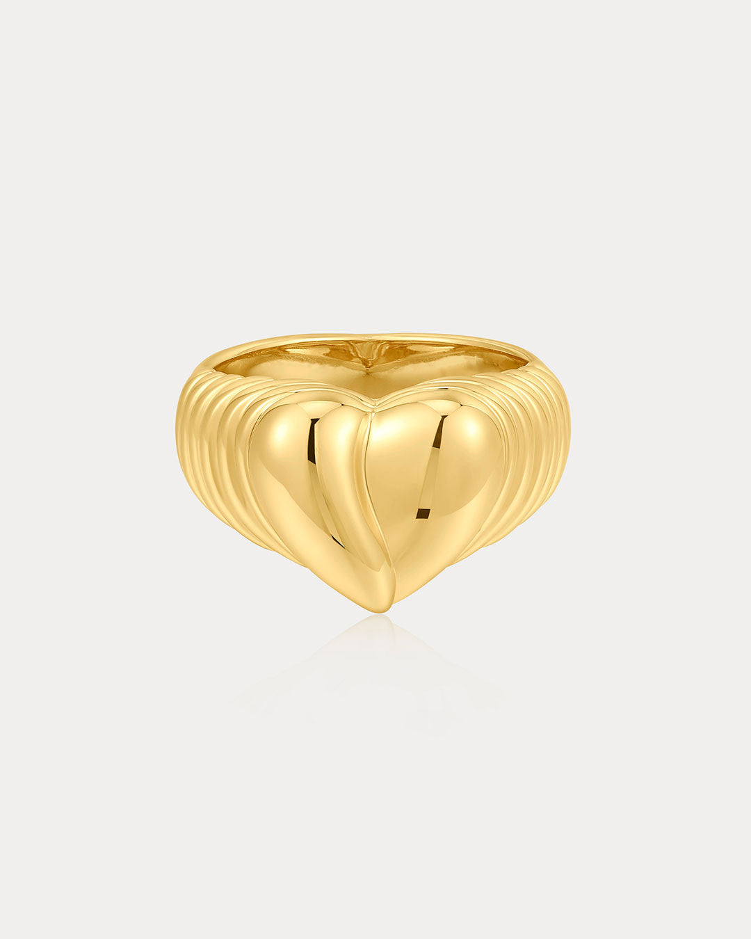 Corazon Signet Ring in Gold