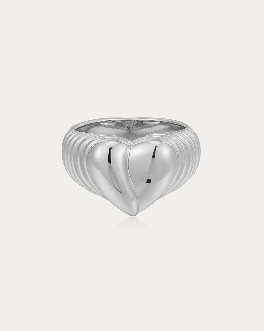 Corazon Signet Ring in Silver — alternate view