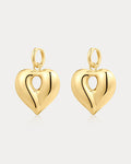 Corazon Statement Hoops in Gold