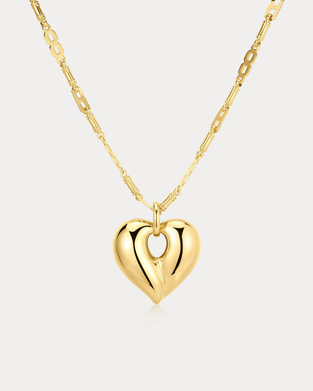Corazon Statement Necklace in Gold