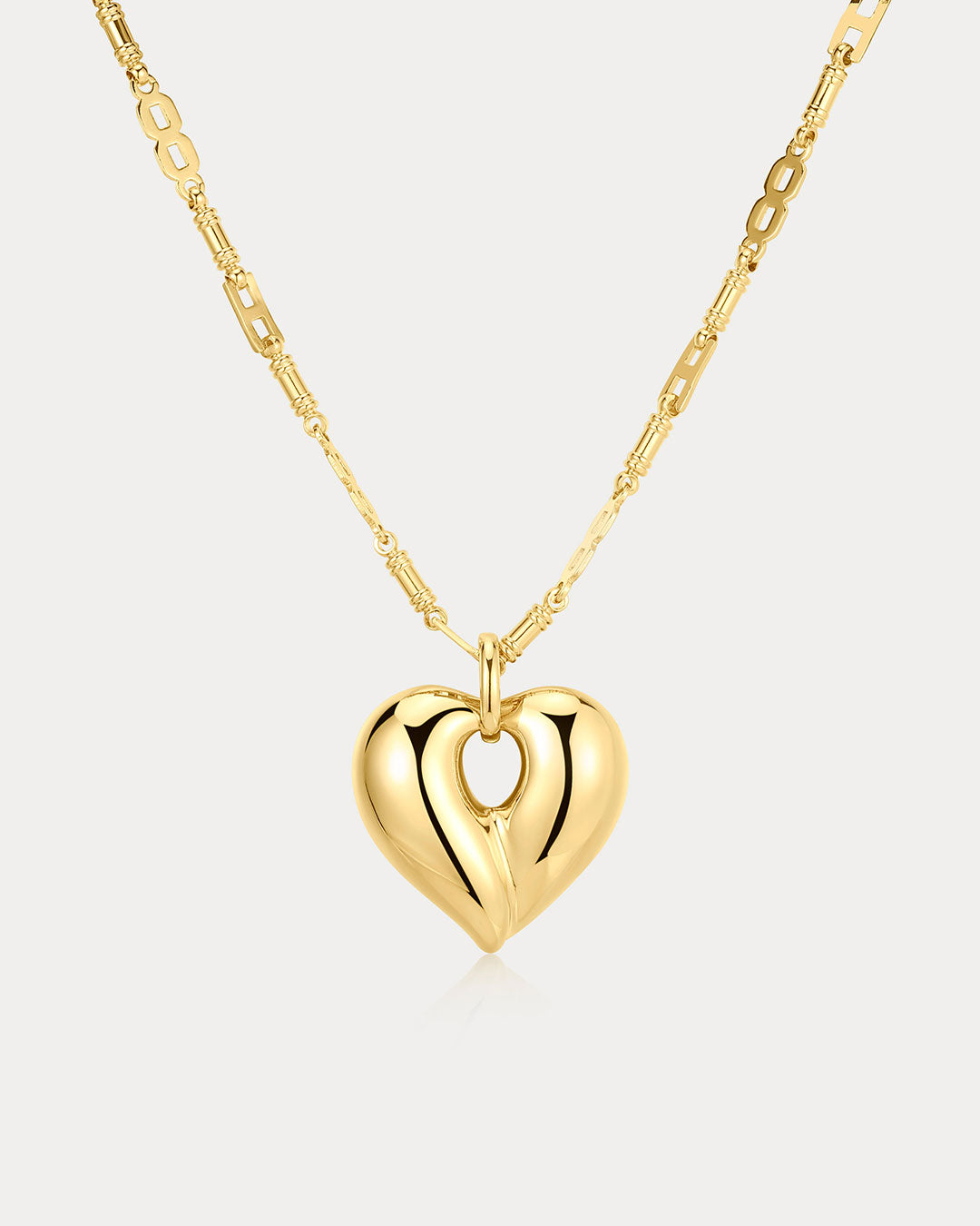 Corazon Statement Necklace in Gold