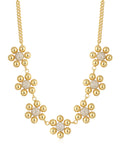 Daisy Statement Necklace - Gold