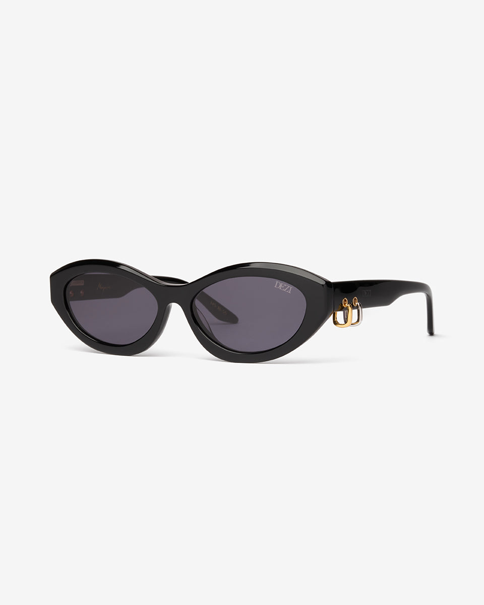 Marquise Sunglasses in Gold - Earrings — alternate view