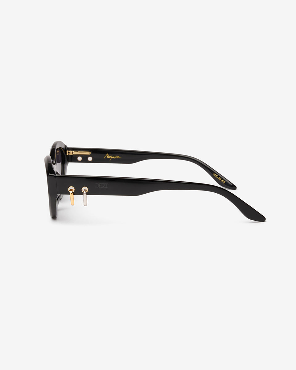 Marquise Sunglasses in Gold - Earrings — detail view