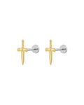 Dagger Studs in Gold - Earrings