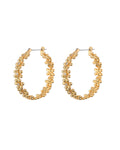 Daisy Chain Hoops - Gold