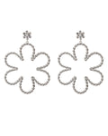 Daisy Rope Earrings - Silver