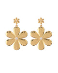 Daisy Statement Earring - Gold